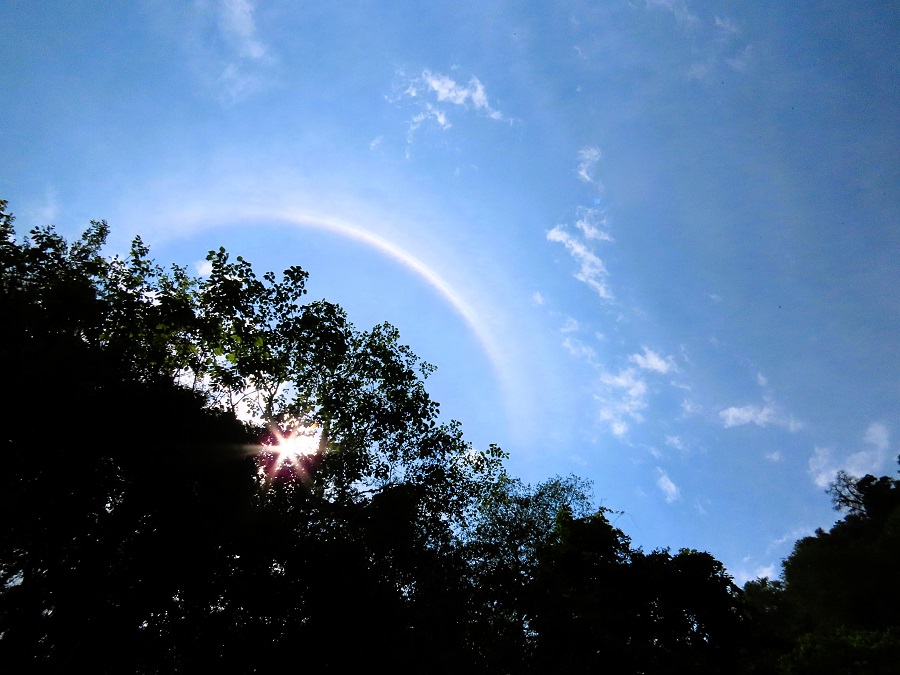 Sun dog in Bhutan © Gina Nichol 