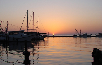 Sunrise at Fulton, Texas