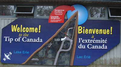 Point Pelee sign