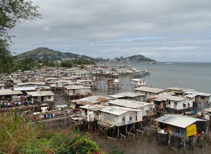 Stilt Village.  Photo by Gina Nichol.