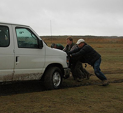 Van vs. Mud © B. Munden 