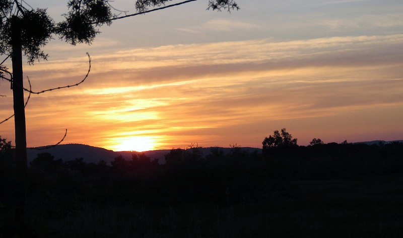 Sunrise Lesvos. Photo © Gina Nichol. 